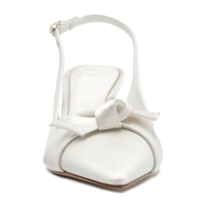 Clarita Bridal Classic Slingback 60 in Bianco