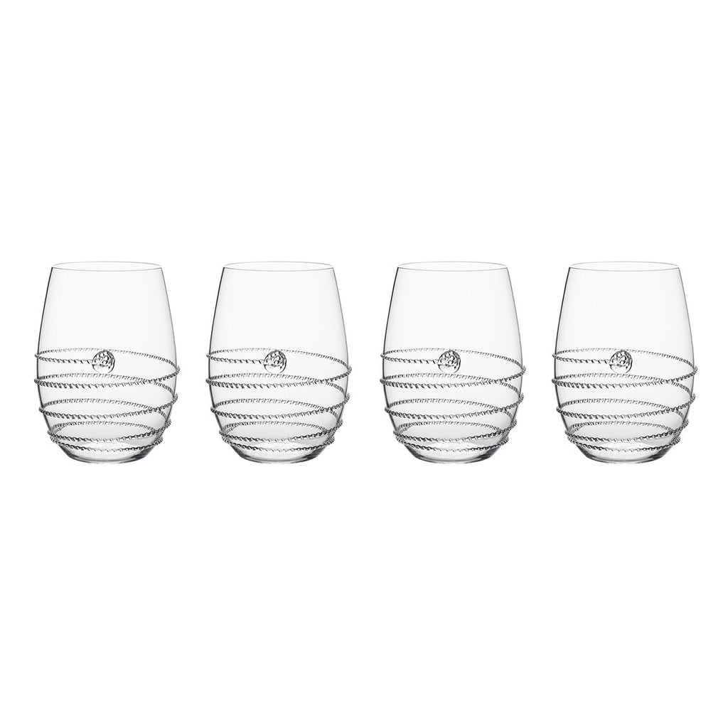 Amalia Stemless White Wine, Set of 4