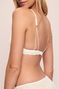 Mia Bralette in Ivory