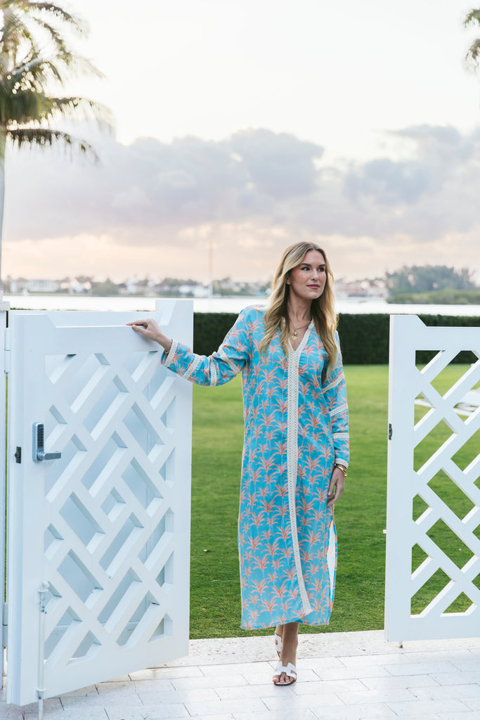 Bardot Caftan In Callista