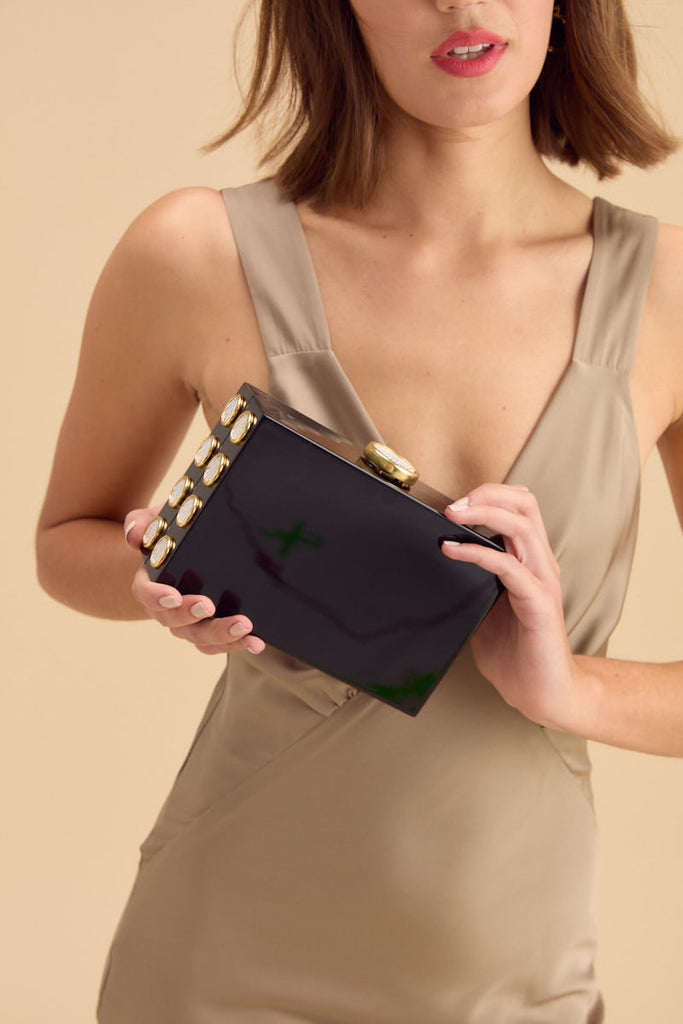 Basel Clutch in Black