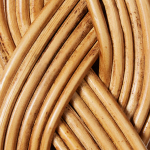 braided rattan frame