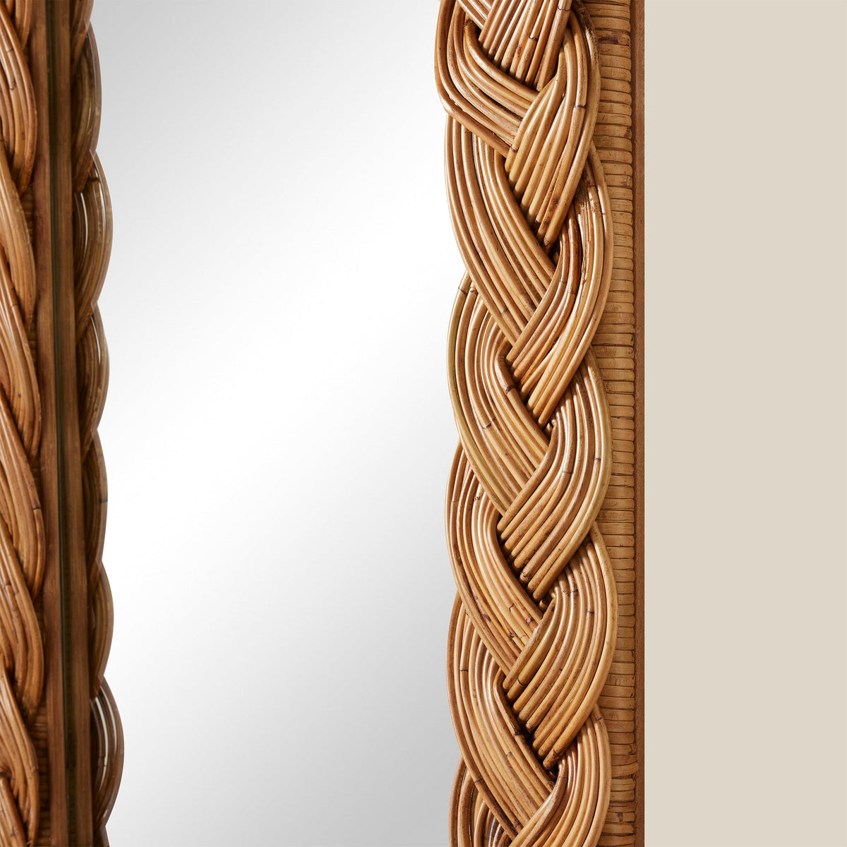 braided frame of rectangle mirror