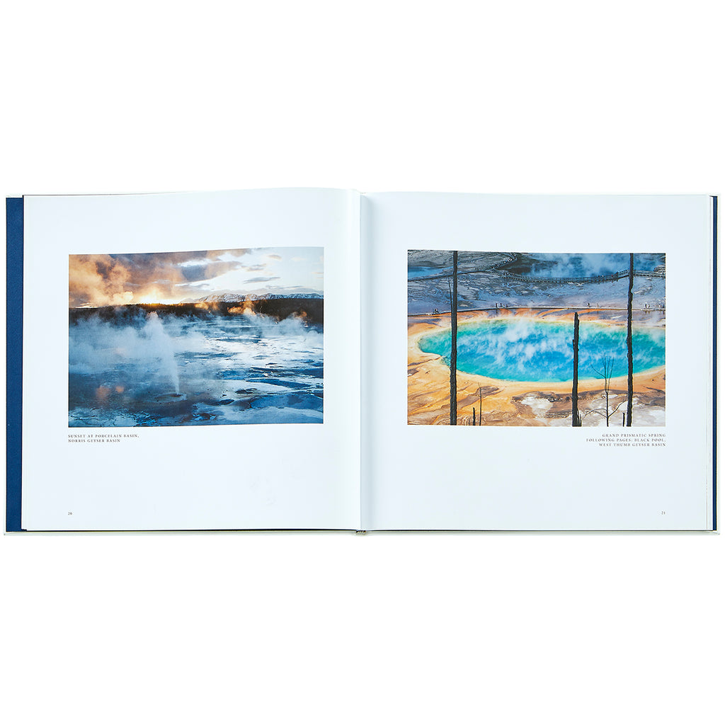 Yellowstone: A Land of Wild and Wonder Bonded Leather