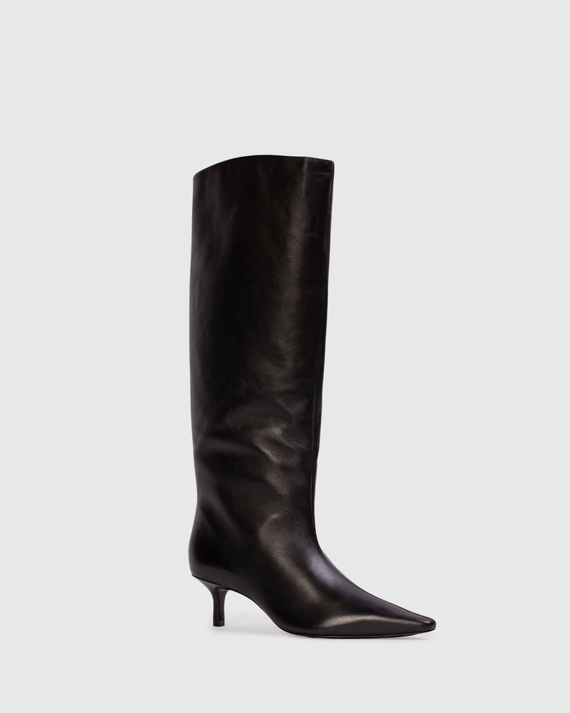 Sutton 50 in Black leather