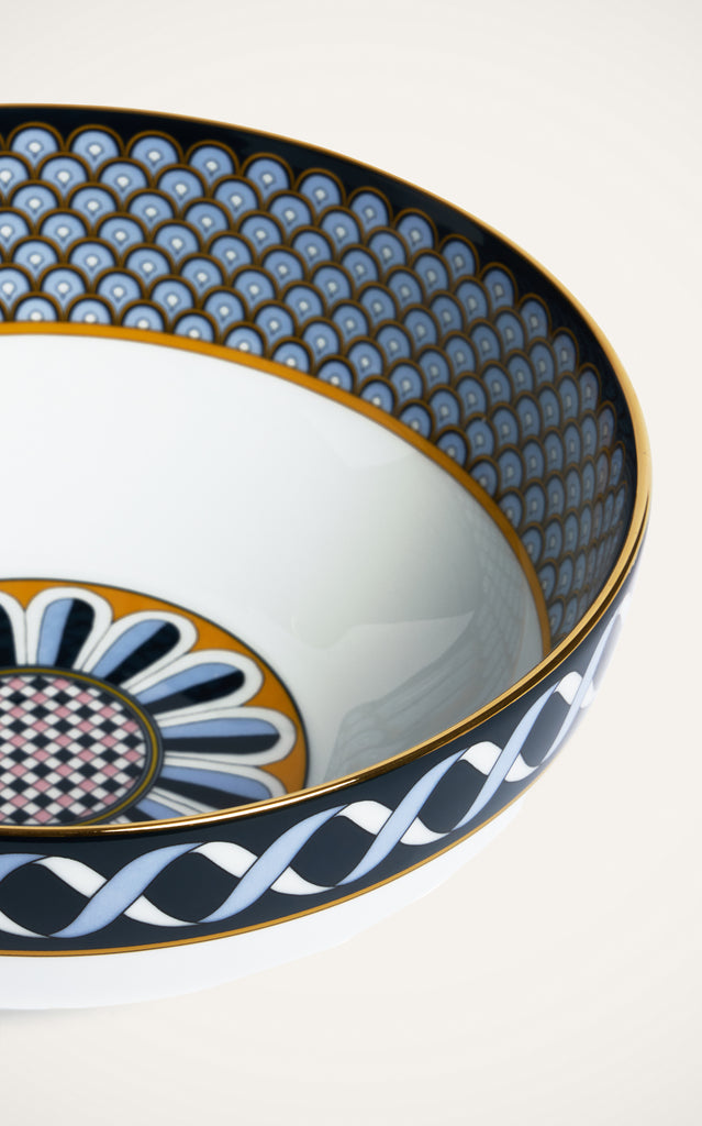 Serving Bowl in Odysseus Midnight