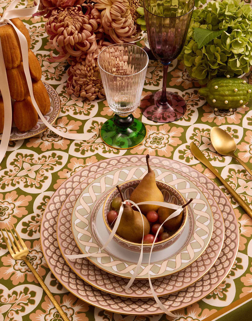 Soup Plates in Odysseus Pistachio, Set Of 2