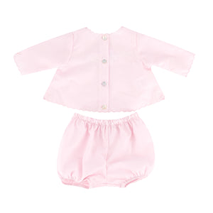 Baby's First Shirt & Bloomers in Pink
