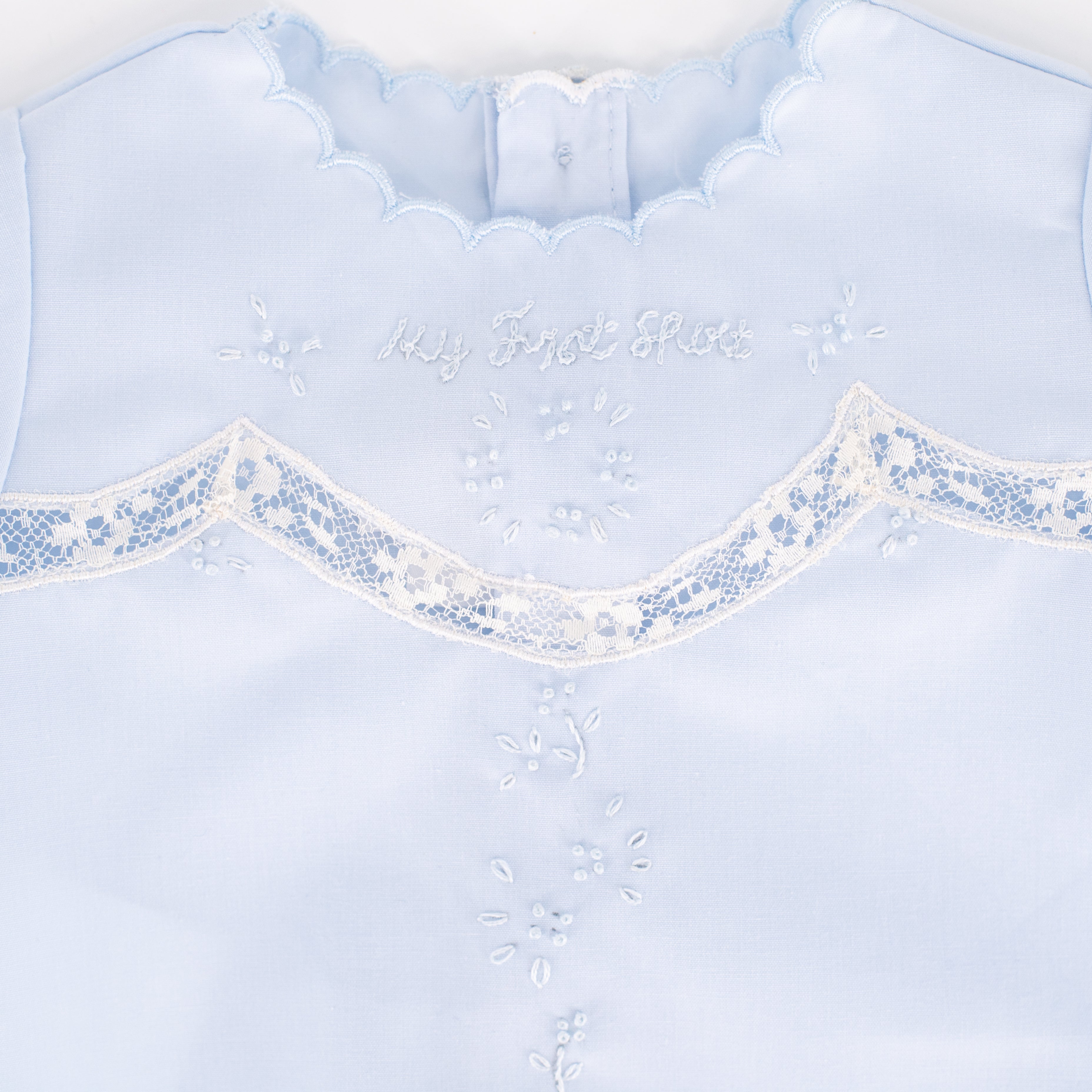 Baby's First Shirt & Bloomers in Light Blue