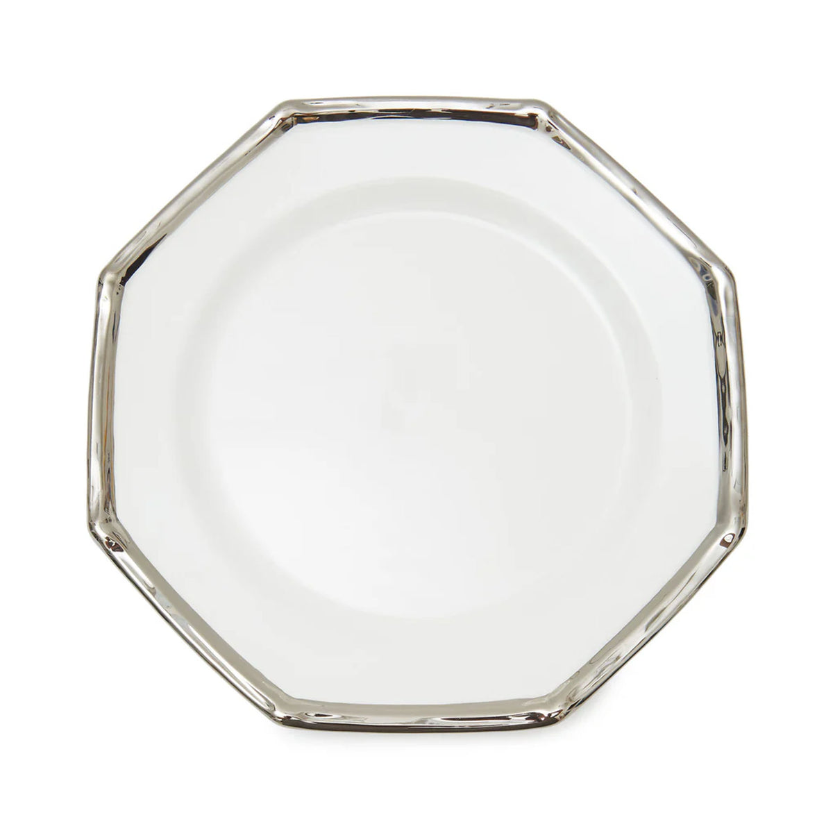 Bamboo Dinner Plates in Platinum, Set of 6