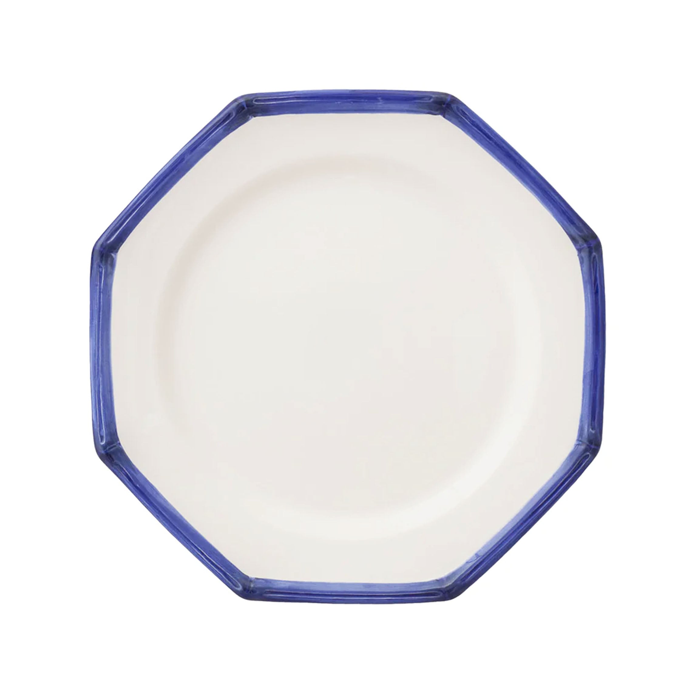 Bamboo Edge Dessert Plates in Blue, Set of 6