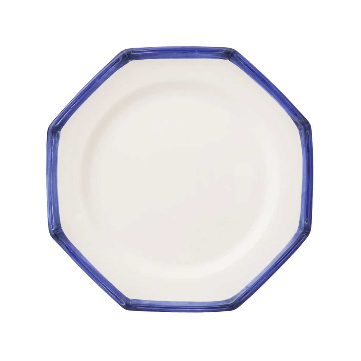 Bamboo Edge Dessert Plates in Blue, Set of 6