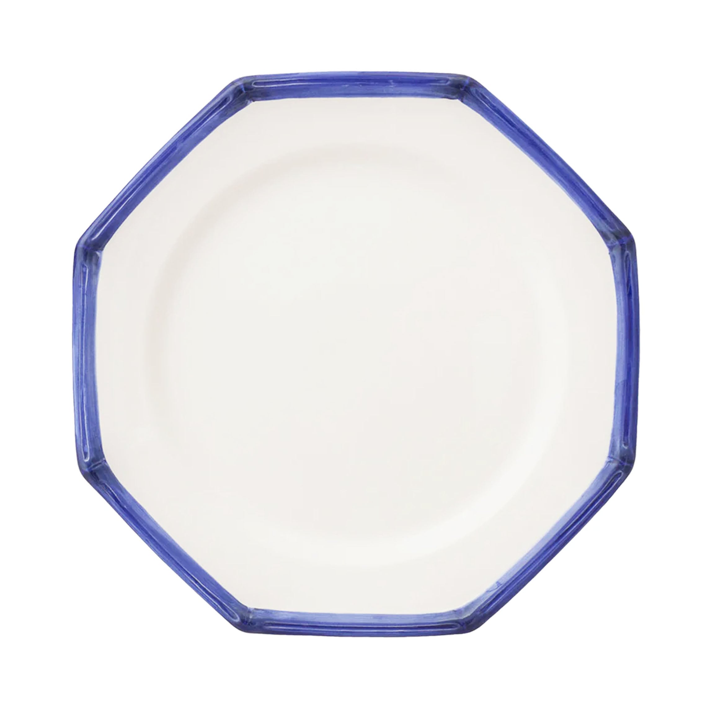 Bamboo Edge Dinner Plates in Blue, Set of 6