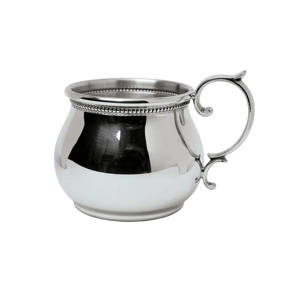 Beaded Scroll Handle Bulged Baby Cup