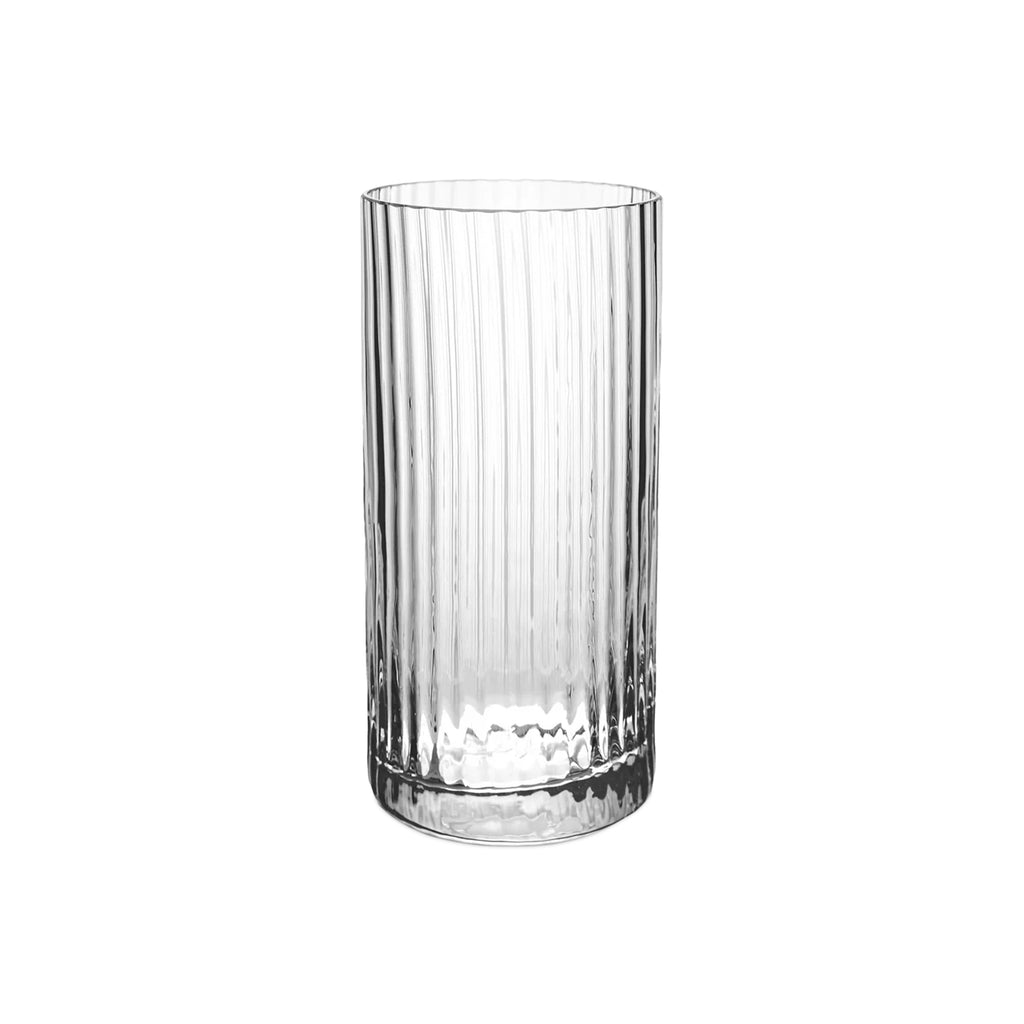 Bembo Highball Glass, Pleat Set of 2
