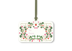 Berry Pom Pom Gift Tags