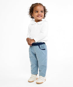 Betsy Baby Pant in Rain Corduroy