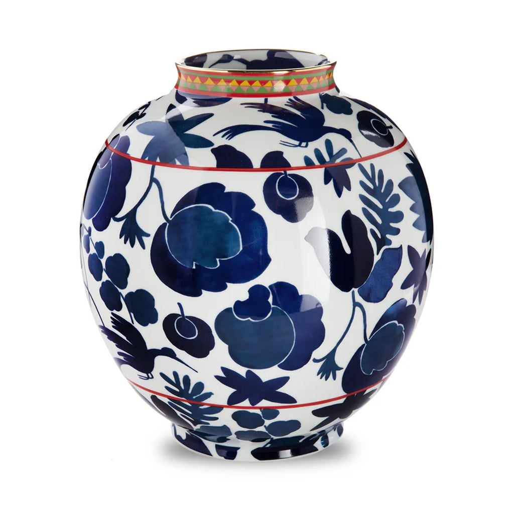 Big Bubble Vase in Wildbird Blue