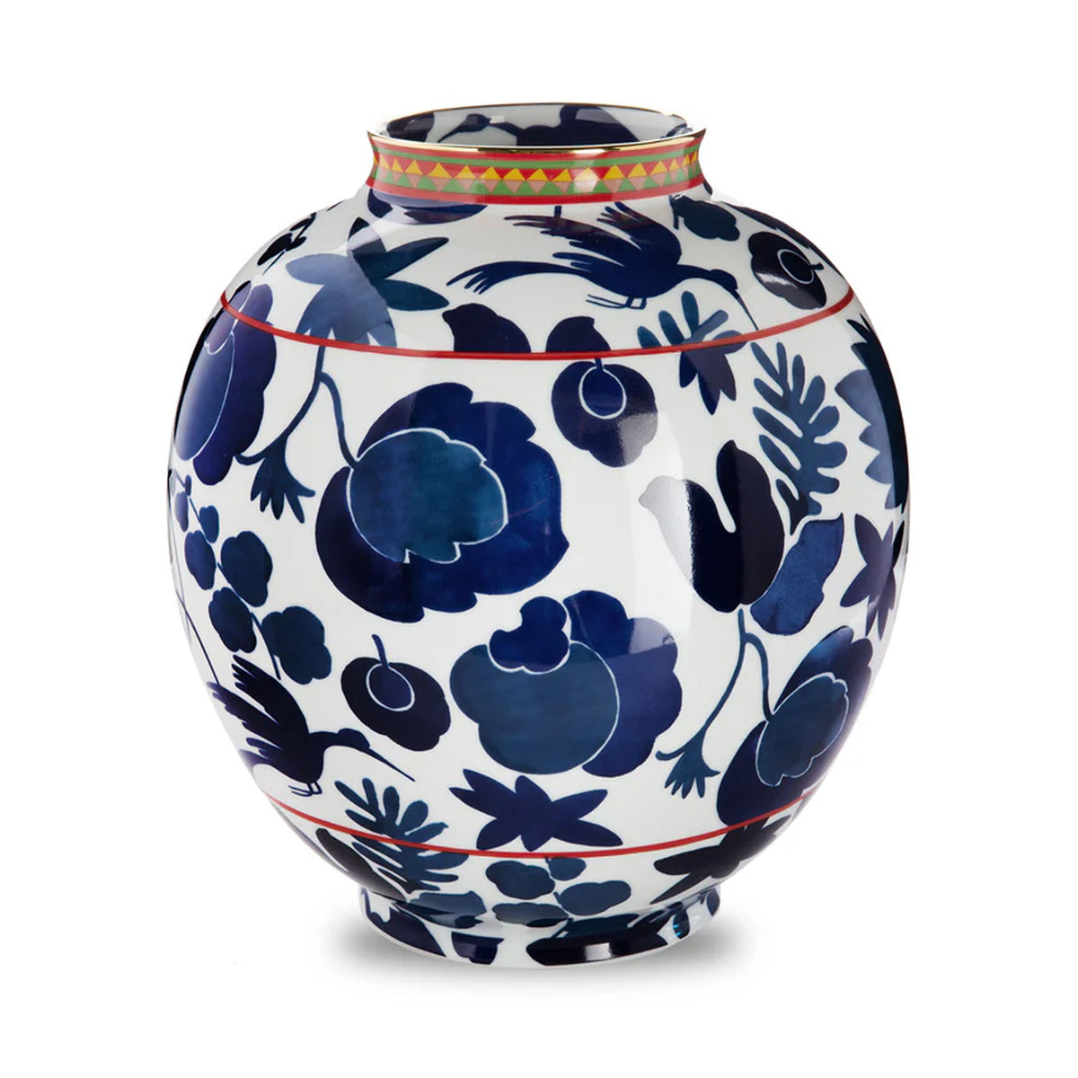 Big Bubble Vase in Wildbird Blue