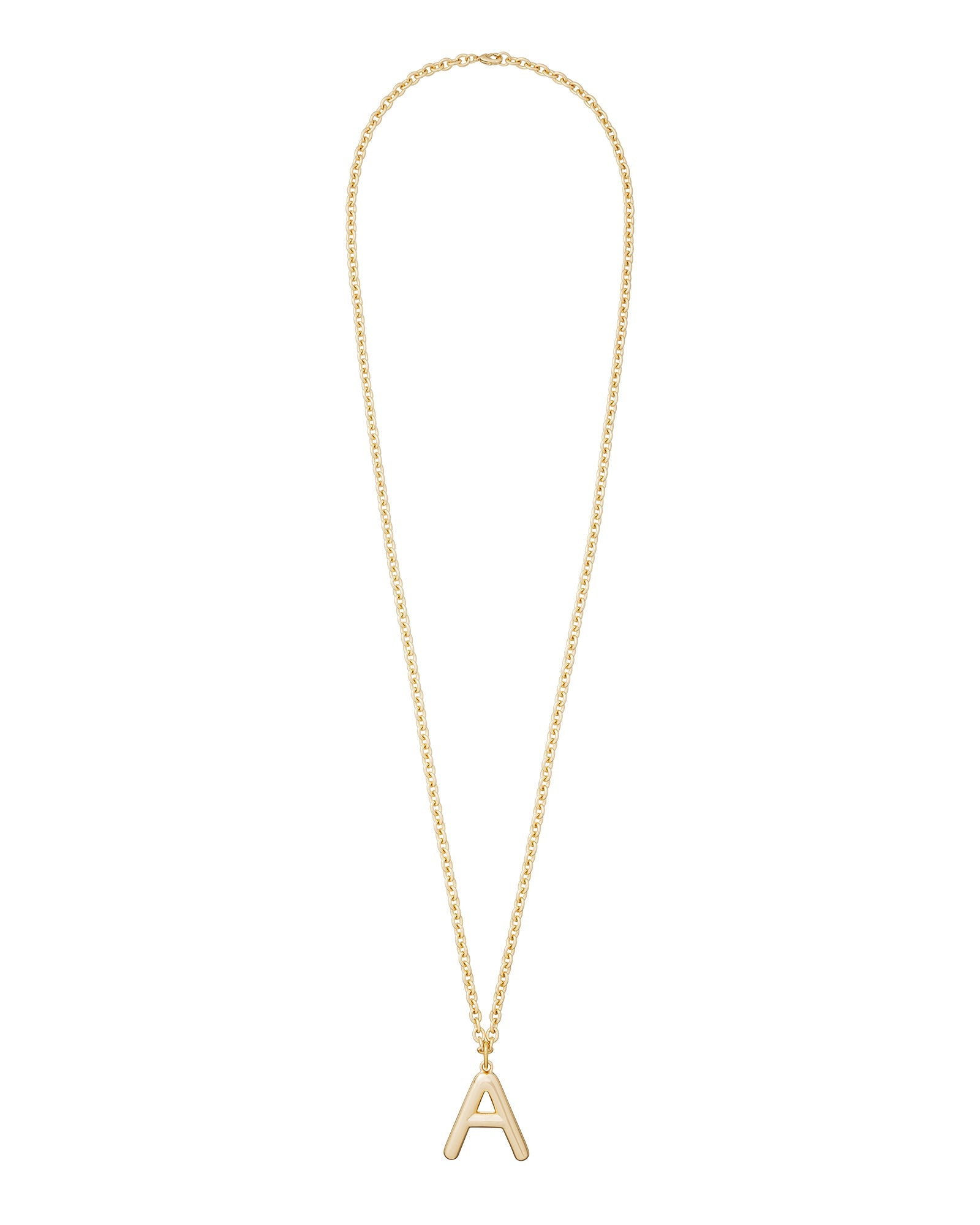 The Very Big Puffy Initial Necklace