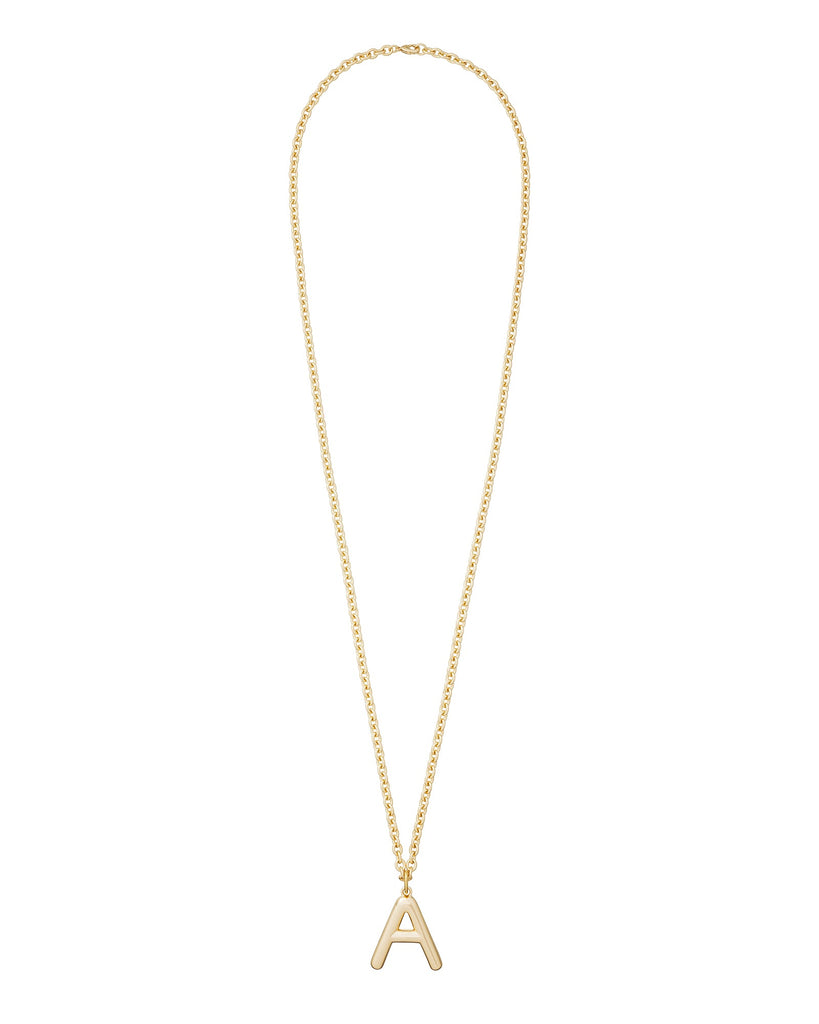 The Very Big Puffy Initial Necklace