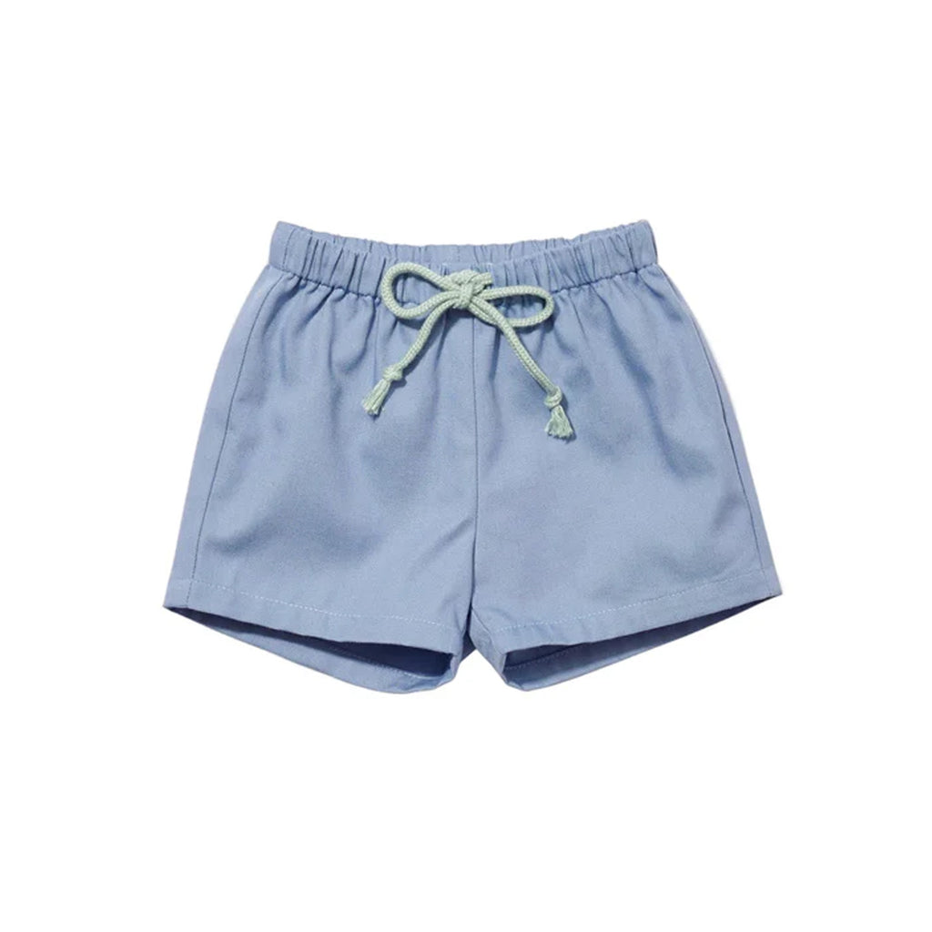 Bingo Baby Short in Dusty Blue