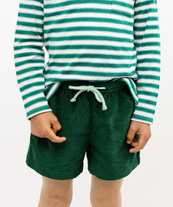 Bingo Short in Forest Corduroy