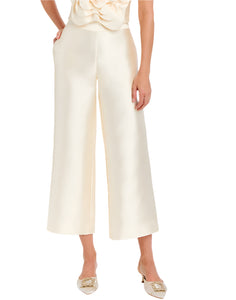 Blake Crop Pant in Ivory