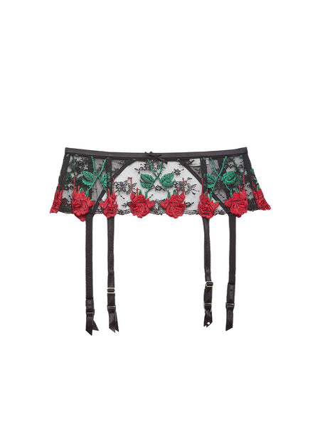 Amaya Garter Belt in Pearl with Tassels – Object & Dawn