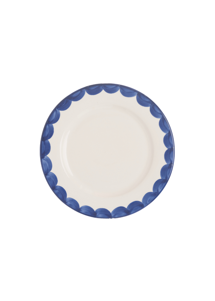 Late Afternoon Blue Scallop Side Plate