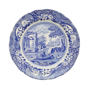 Blue Italian Dinner Plates, Set of 4