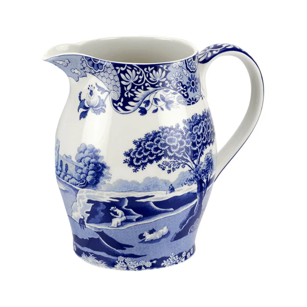 Blue Italian Pitcher
