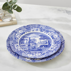 Blue Italian Luncheon Plates, Set of 4