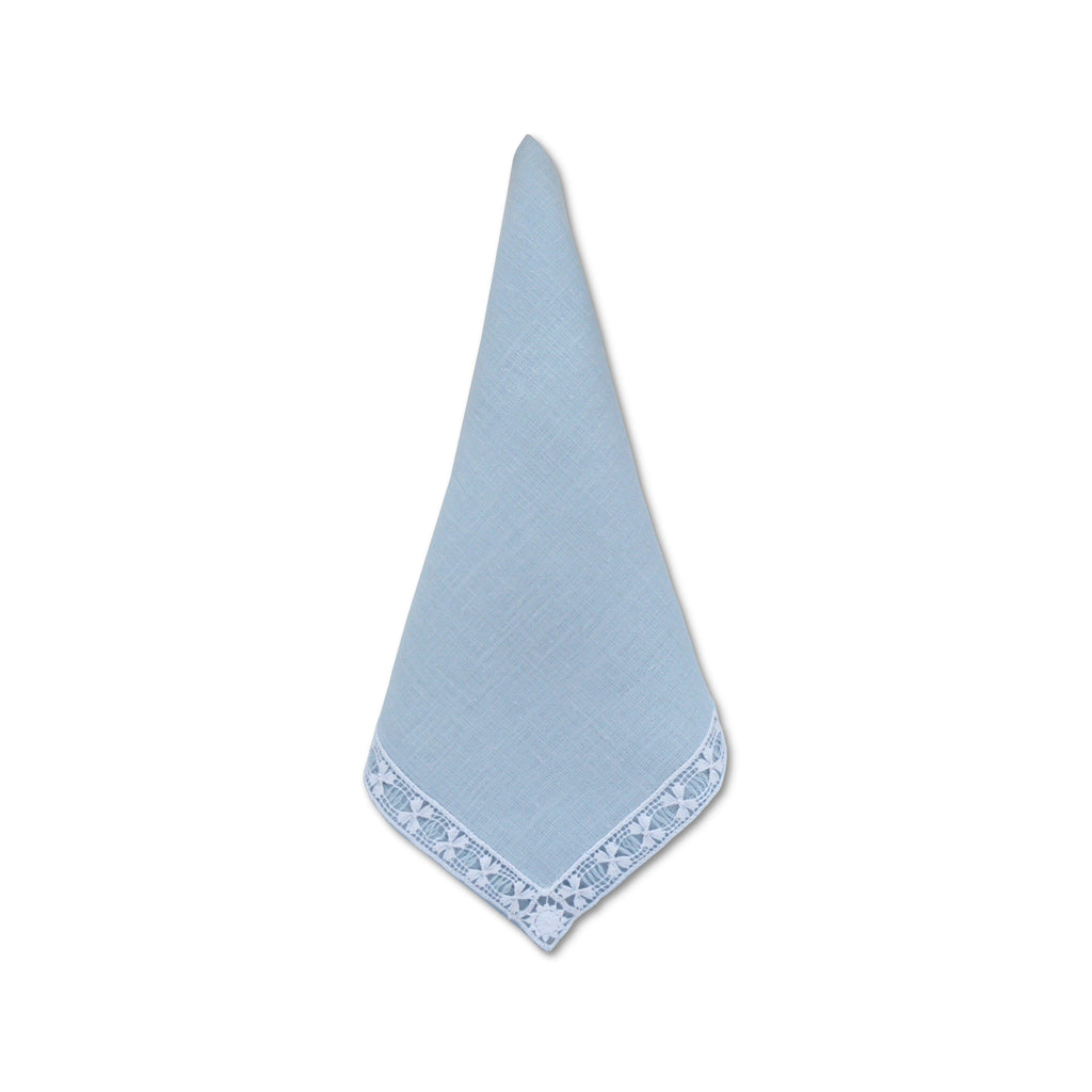 Blue Lace Dinner Napkins (4) Bamboo Chefanie