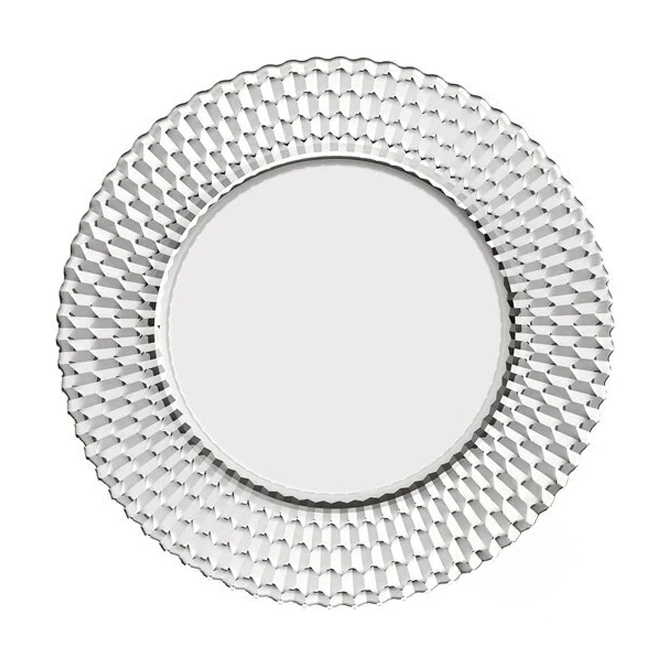 Boston Buffet Plate Pair in Clear, Set of 2