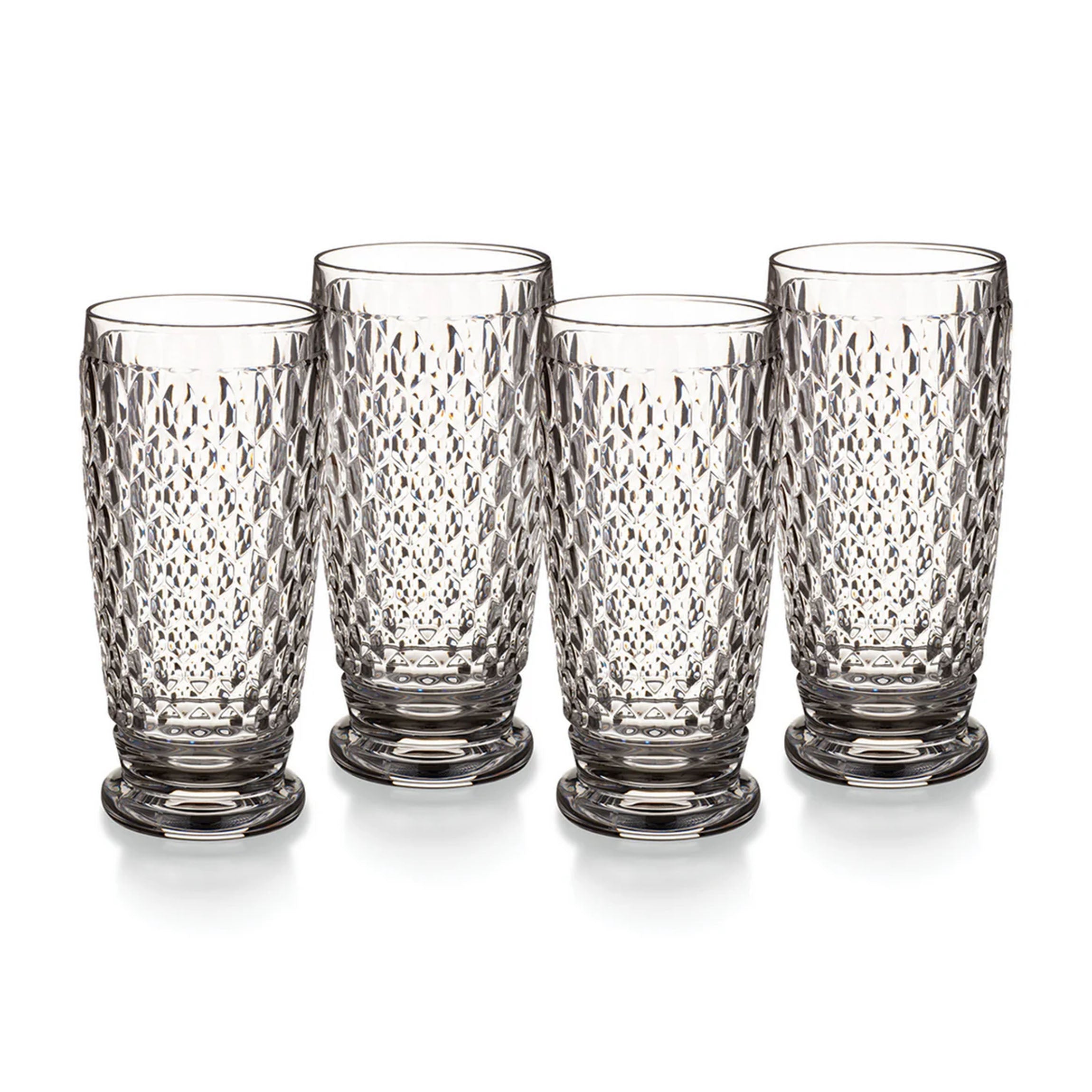 Boston Highball / Tumbler in Clear, Set of 4