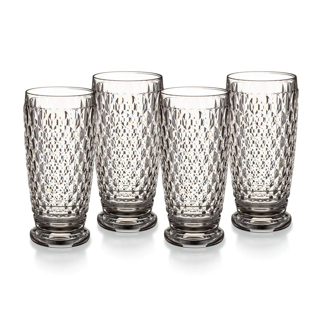 Boston Highball / Tumbler in Clear, Set of 4