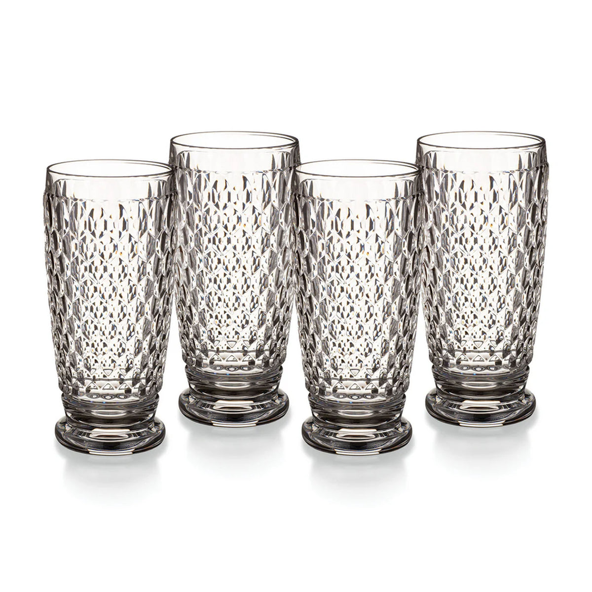 Boston Highball / Tumbler in Clear, Set of 4