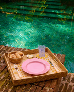 Fiore Dinner Plate in Pink