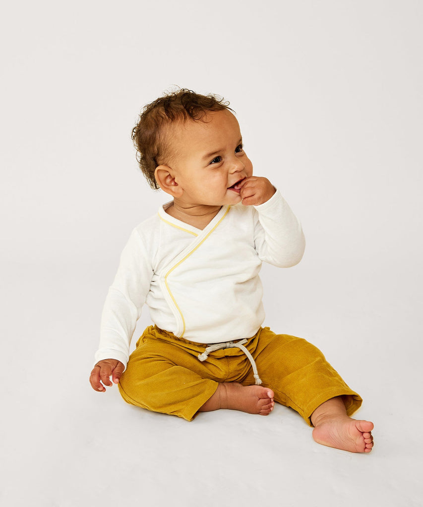 Bowie Baby Pant in Mustard Corduroy