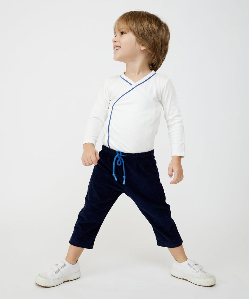 Bowie Baby Pant in Navy Corduroy