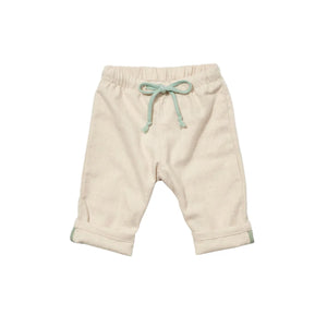 Bowie Baby Pant in Oatmeal Flannel