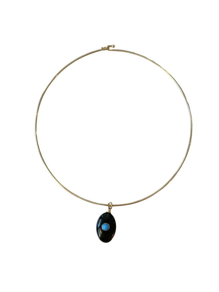 Faye Bezel Necklace