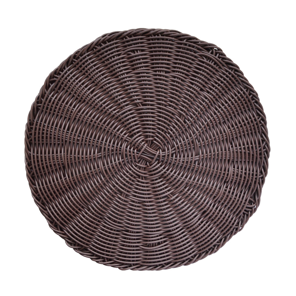 Basketweave Chargers (4) Multicolored Chefanie