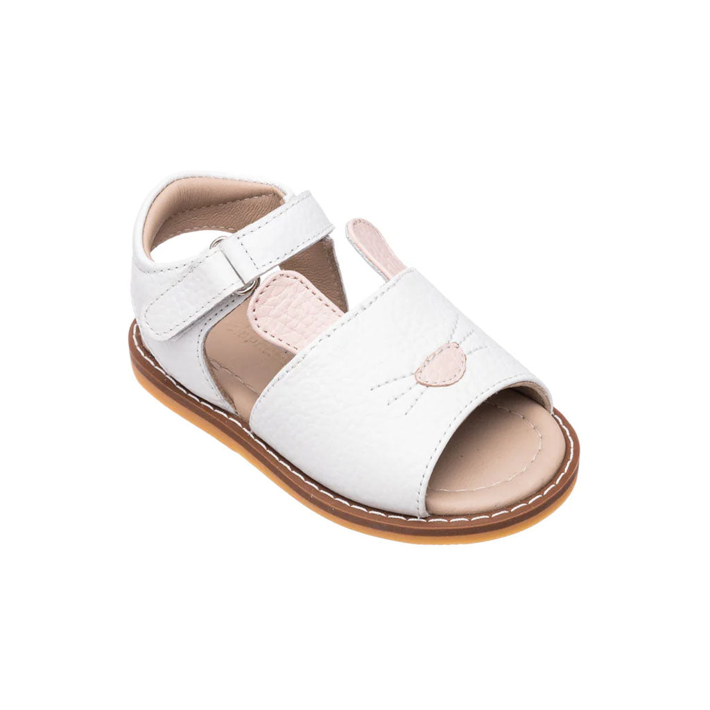 Bunny Sandal Toddler White