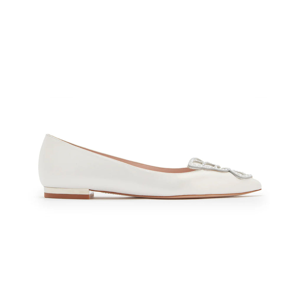 Butterfly Embellished Flat