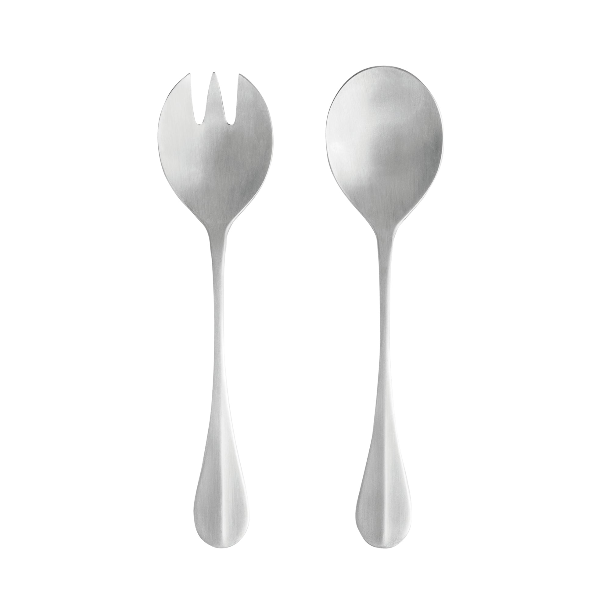Nau Collection Salad Serving Set in Brushed, Set of 2