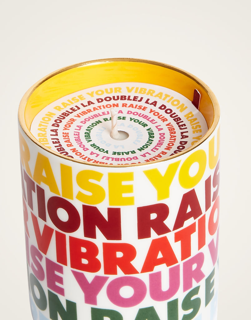 320G Candle in Raise Your Vibration Multicolor