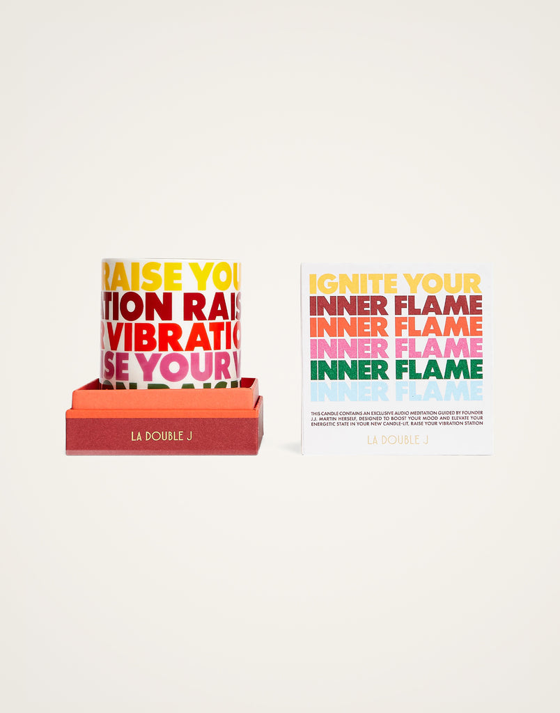 320G Candle in Raise Your Vibration Multicolor