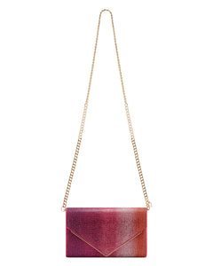 Candy Clutch in Fuchsia & Orange